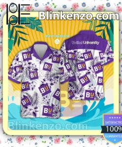 Bethel University Logo Beach Short Sleeve Shirt