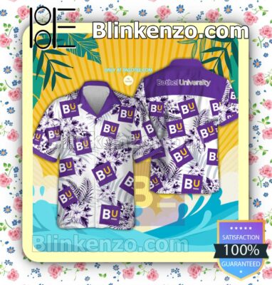 Bethel University Logo Beach Short Sleeve Shirt