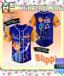 Blippi Playful Fun Cool Personalized Fan Baseball Jersey Shirt