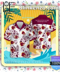 Brisbane Broncos Logo Aloha Tropical Shirt, Shorts