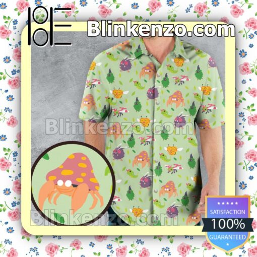Bug Type Pokemon Fan Short Sleeve Shirt a