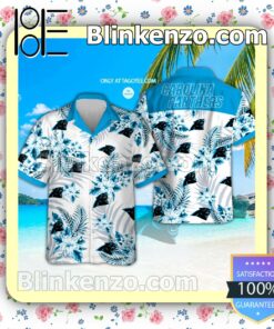 Carolina Panthers Logo Aloha Tropical Shirt, Shorts