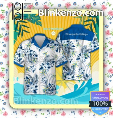 Chesapeake College Logo Beach Short Sleeve Shirt