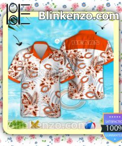 Chicago Bears Logo Aloha Tropical Shirt, Shorts