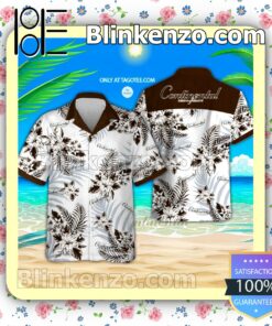 Continental School of Beauty Culture Logo Beach Short Sleeve Shirt