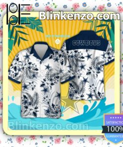 Dallas Cowboys Logo Aloha Tropical Shirt, Shorts