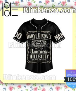 Daryl Dixon's American Crossbow-toting Biker Hillbilly Personalized Baseball Jersey a