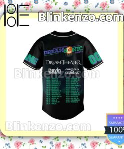 Dream Theater Dream Sonic Tour 2023 Personalized Baseball Jersey b