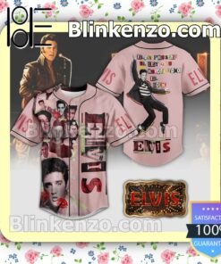 Elvis Presley El Rey Que Revoluciono El Rock Fan Baseball Jersey Shirt