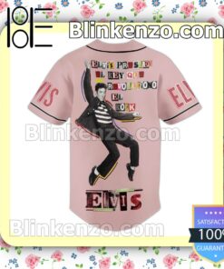 Elvis Presley El Rey Que Revoluciono El Rock Fan Baseball Jersey Shirt b