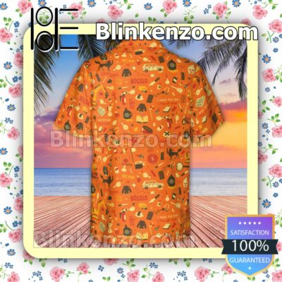 Fantastic Mr. Fox Pattern Fan Short Sleeve Shirt c