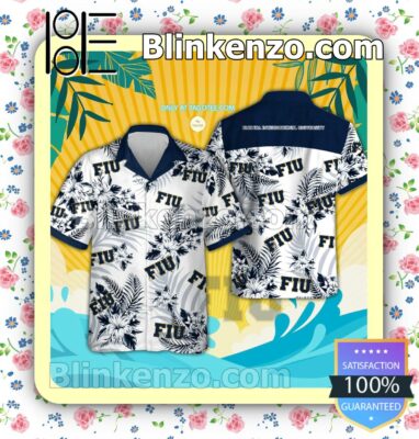 Florida International University Logo Beach Short Sleeve Shirt