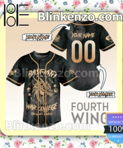 Fourth Wing Dragon Rider Basgiath War College Personalized Jerseys