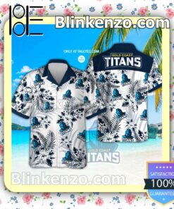 Gold Coast Titans Logo Aloha Tropical Shirt, Shorts