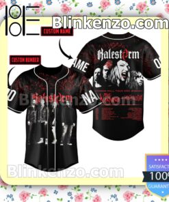 Halestorm Fall Tour 2023 The Warning And New Years Day Personalized Jerseys