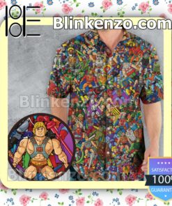 He-man And The Masters Of The Universe Characters Fan Short Sleeve Shirt a