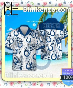 Indianapolis Colts Logo Aloha Tropical Shirt, Shorts