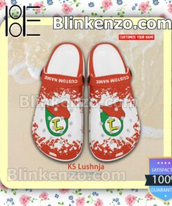 KS Lushnja Sport Logo Crocs Clogs a