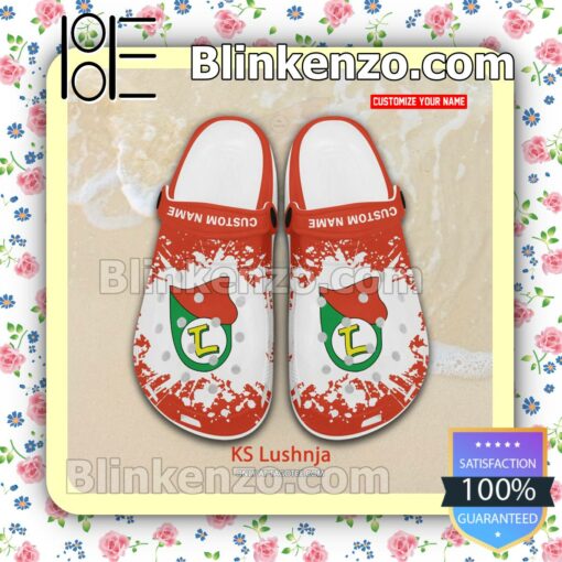 KS Lushnja Sport Logo Crocs Clogs a