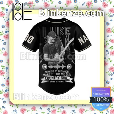 Luke Bryan Country Girls Tanlines And Whiskey Country On Tour 2023 Personalized Baseball Jersey a