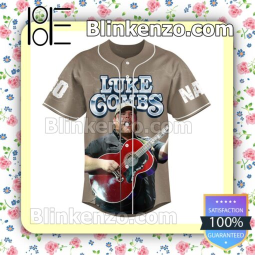 Luke Combs She Got The Best Of Me Personalized Baseball Jersey a