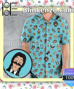 Many Faces Of Bob's Burger Cartoon Movie Fan Short Sleeve Shirt a