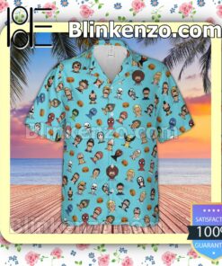 Many Faces Of Bob's Burger Cartoon Movie Fan Short Sleeve Shirt b