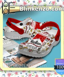 Marlboro Brand Fan Crocs Classic Shoes a