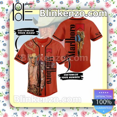 Marlboro Man Personalized Fan Baseball Jersey Shirt