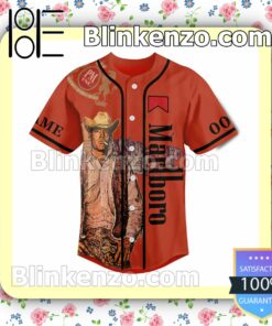 Marlboro Man Personalized Fan Baseball Jersey Shirt a
