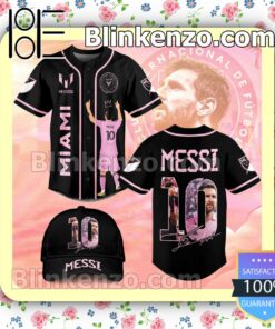 Messi 10 Inter Miami Signature Pink And Black Jerseys