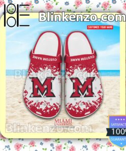 Miami University-Middletown Logo Crocs Classic Shoes a