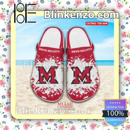 Miami University-Middletown Logo Crocs Classic Shoes a