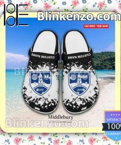 Middlebury College Logo Crocs Classic Shoes a