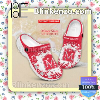 Minot State University Logo Crocs Classic Shoes