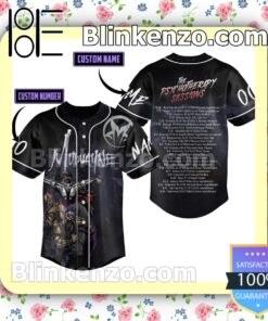 Mudvayne The Psychotherapy Sessions Tour Dates Personalized Fan Baseball Jersey Shirt