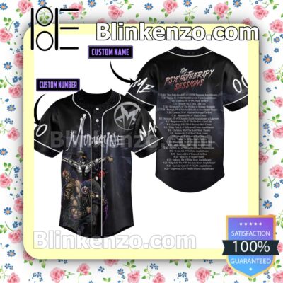 Mudvayne The Psychotherapy Sessions Tour Dates Personalized Fan Baseball Jersey Shirt