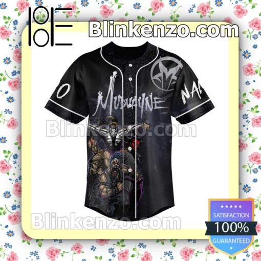 Mudvayne The Psychotherapy Sessions Tour Dates Personalized Fan Baseball Jersey Shirt a