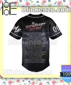 Mudvayne The Psychotherapy Sessions Tour Dates Personalized Fan Baseball Jersey Shirt b