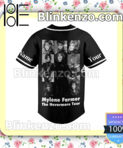 Mylene Farmer The Nevermore Tour Custom Jerseys b