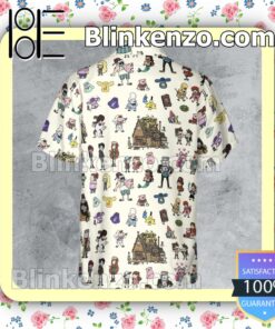 Mystery Shack Gravity Falls Characters Fan Short Sleeve Shirt c