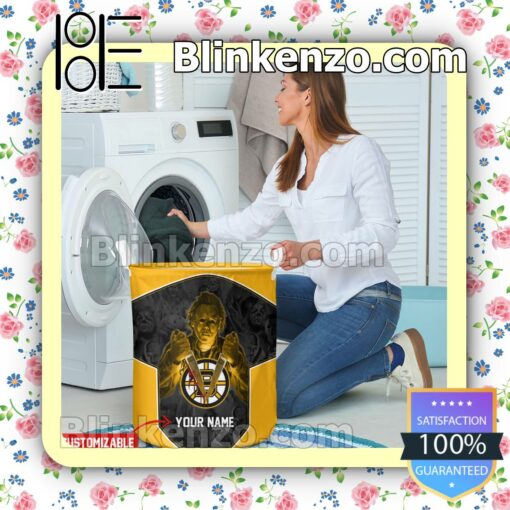 Nhl Boston Bruins Michael Myers Laundry Basket b