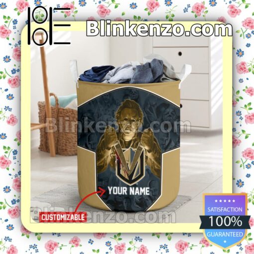 Nhl Vegas Golden Knights Michael Myers Laundry Basket a