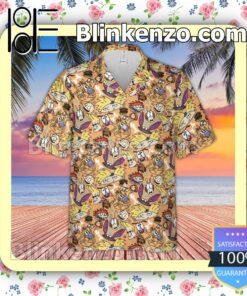 Nickelodeon 90s Cartoons Fan Short Sleeve Shirt b