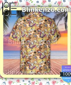 Nickelodeon 90s Cartoons Fan Short Sleeve Shirt c