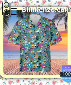 Nickelodeon Characters Fan Short Sleeve Shirt b