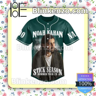 Noah Kahan Stick Season Summer Tour 23 Personalized Baseball Jersey a