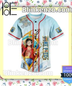 One Piece I'm Gonna Be King Of The Pirates Personalized Fan Baseball Jersey Shirt b