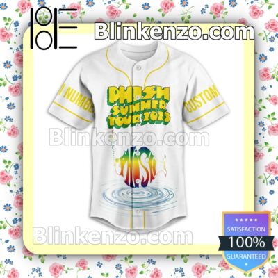 Phish Summer Tour 2023 Personalized Fan Baseball Jersey Shirt a