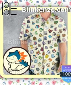 Pokemon In Substitute Style Fan Short Sleeve Shirt a